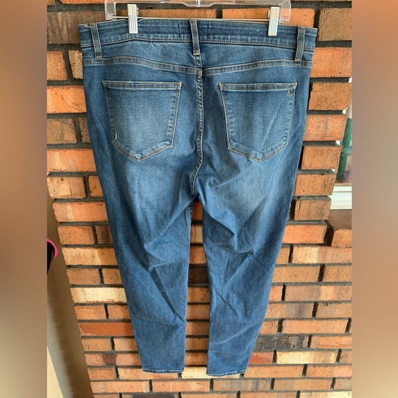 LuLaRoe Distressed Blue Jeans - Picture 2 of 3